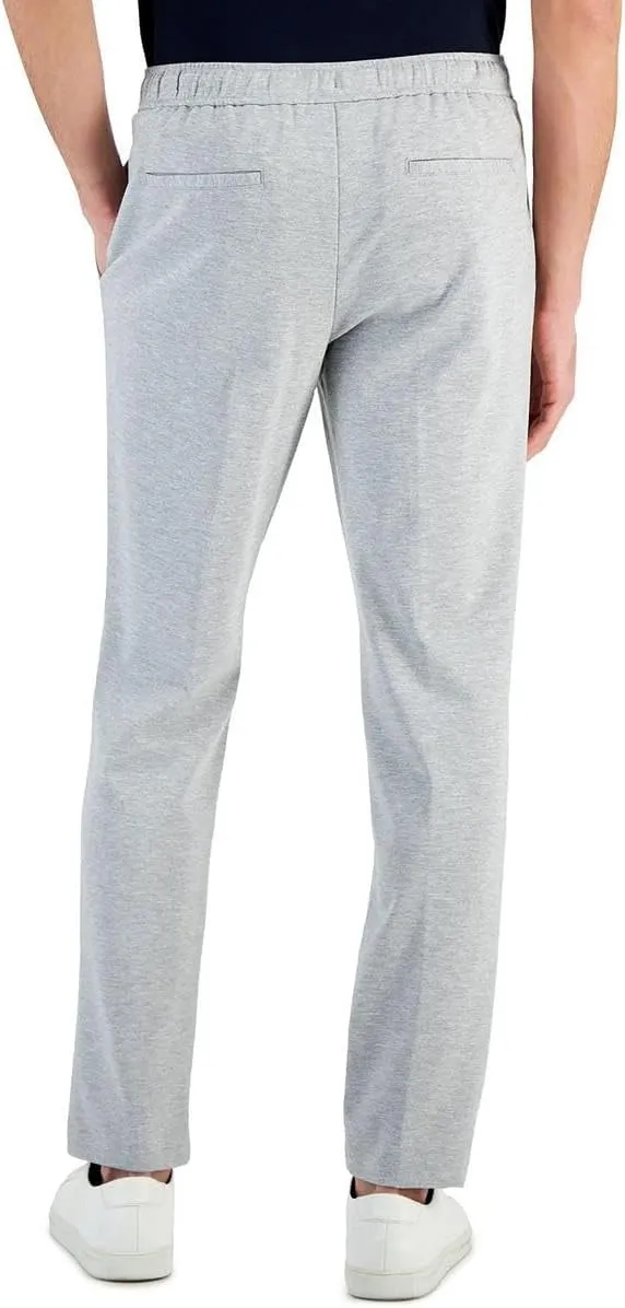 Alfani Mens Heathered Knit Suit Casual Jogger Pants