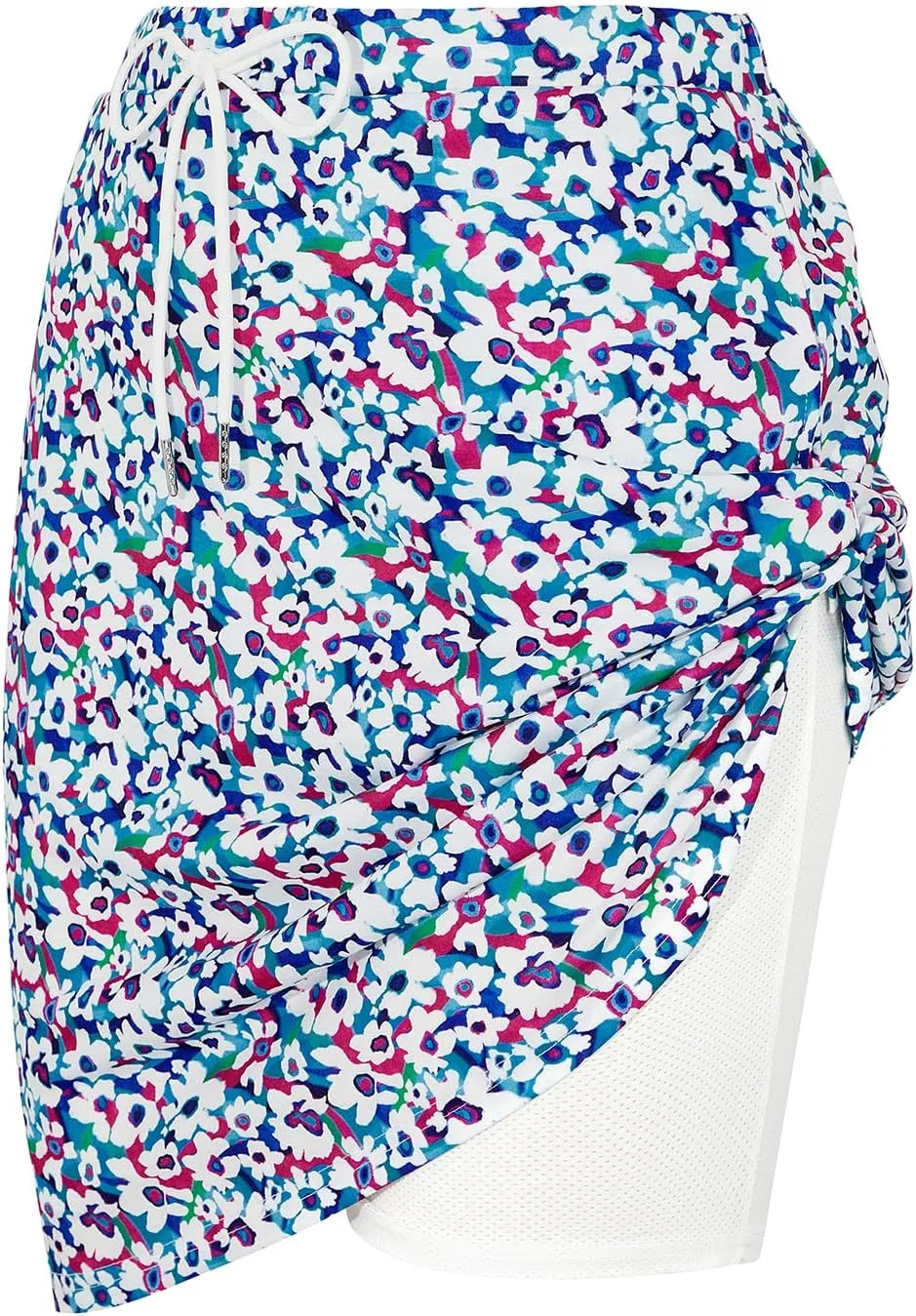 American Trends Skort for Woman with Pockets Athletic Skirt Wokout Knee Length Skirt Drawstring Waist Tennis Golf Skirt