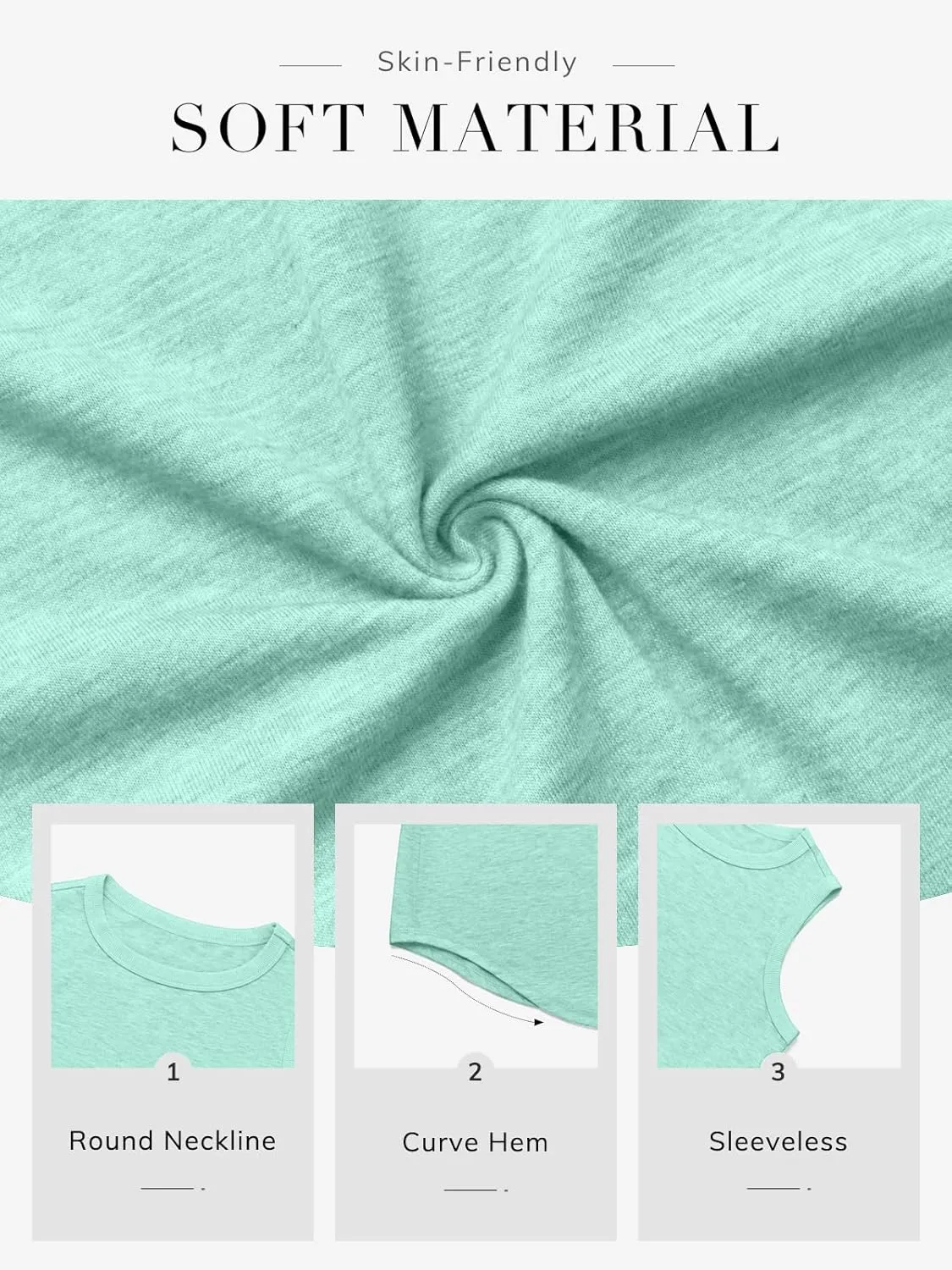 ATHMILE Womens Tank Tops Summer Spring Sleeveless Casual Cute Basic Trendy Loose Flowy Beach Shirt Vacation Outfits 2025