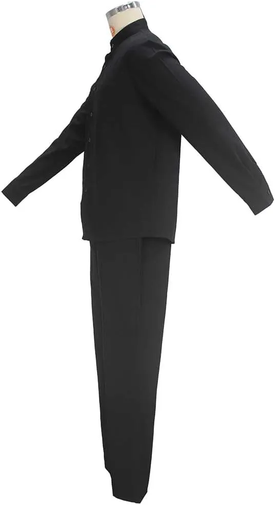 BDAILKA Men's 2 Piece Linen Sets Button Down Shirt Long Sleeve Casual Drawstring Waist Pants Set Tracksuit