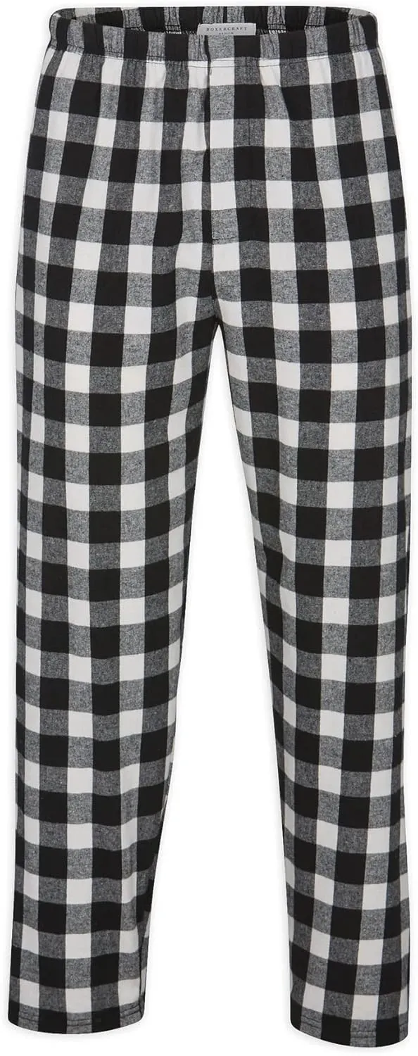 boxercraft Double-Brushed 100% Cotton Harley Flannel Pants