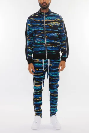 Brandon's Multi Print Mens Tracksuit
