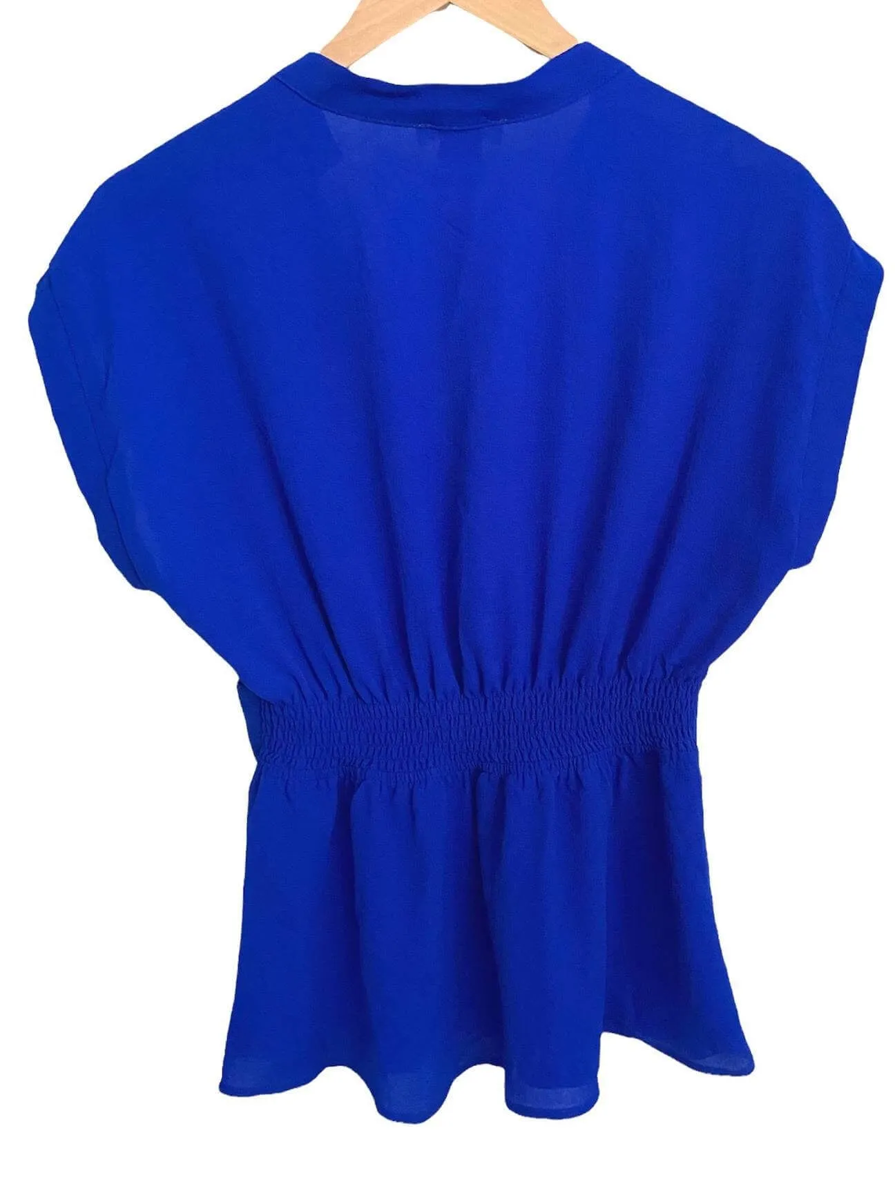 Bright Winter Cobalt Blue Blouse