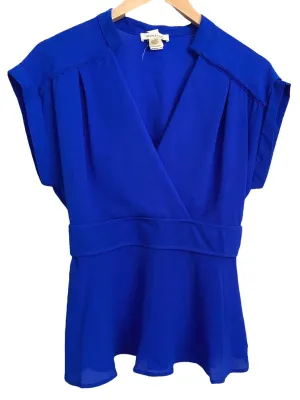 Bright Winter Cobalt Blue Blouse