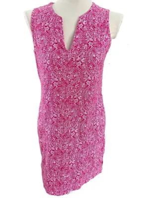 Bright Winter Pink Paisley Tunic