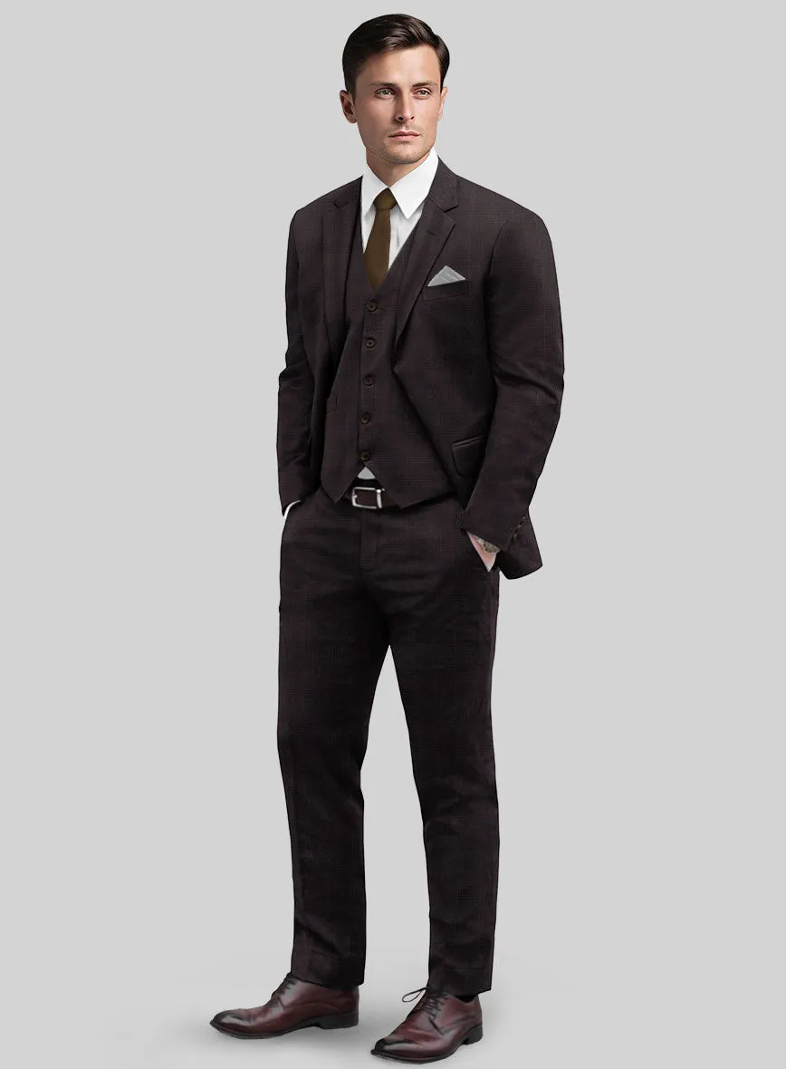 Bristol Rosalia Purple Checks Suit