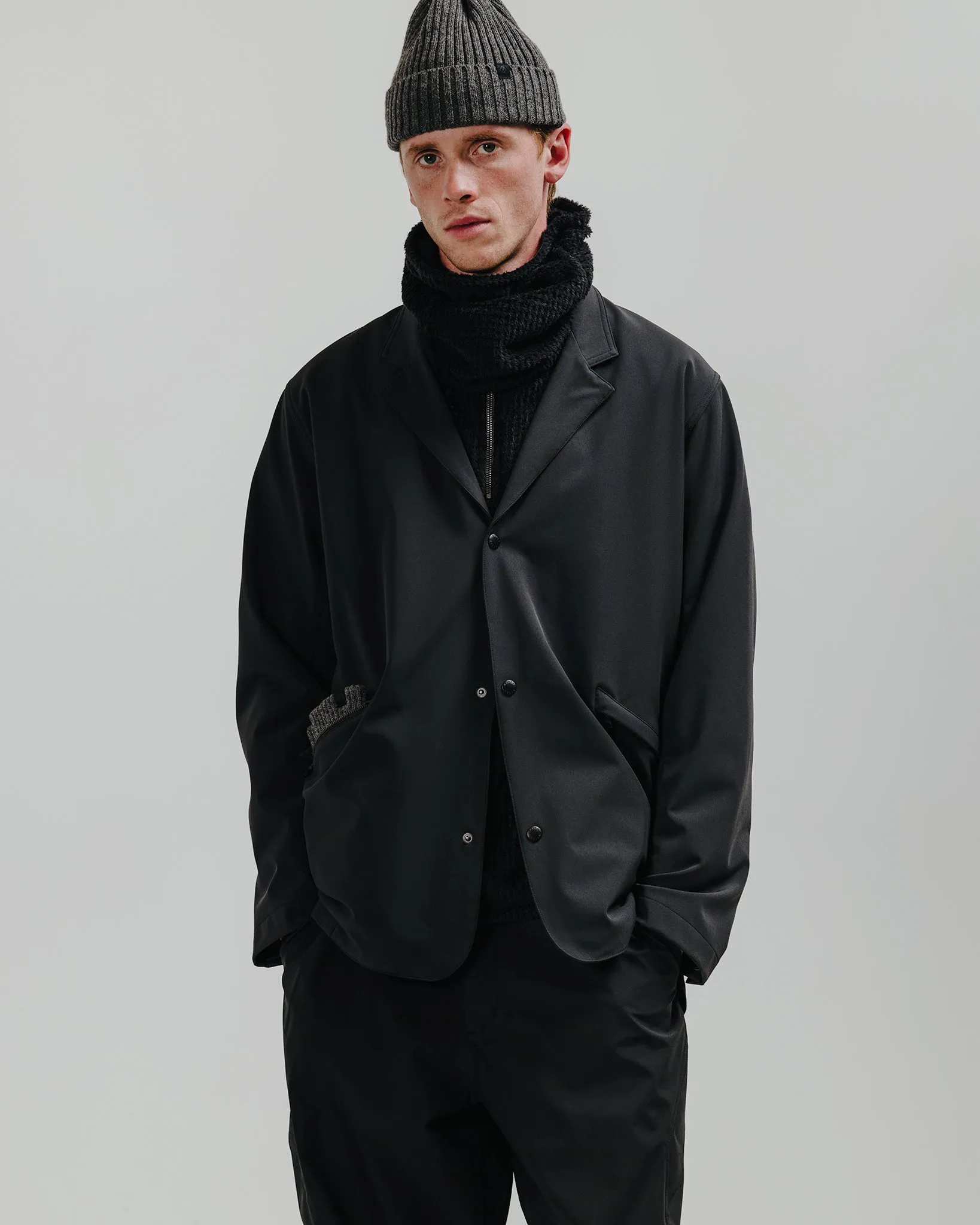 Bureau Jacket - GORE-TEX Windstopper 3L Nylon Black
