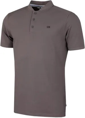 Calvin Klein Men's Blade Collar Polo Shirt - Slate - M