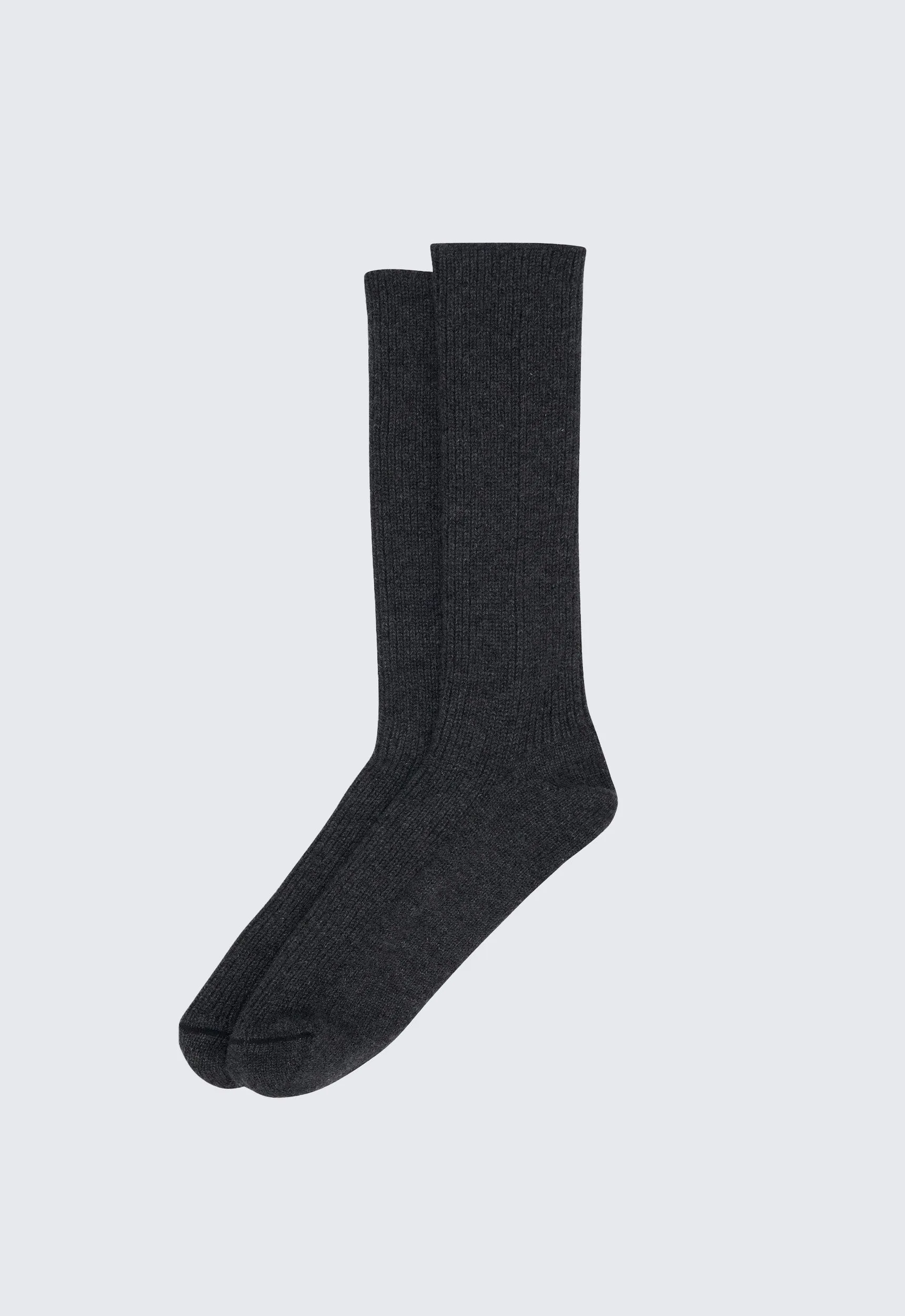 Cashmere Bounty Socks - Charcoal Marle