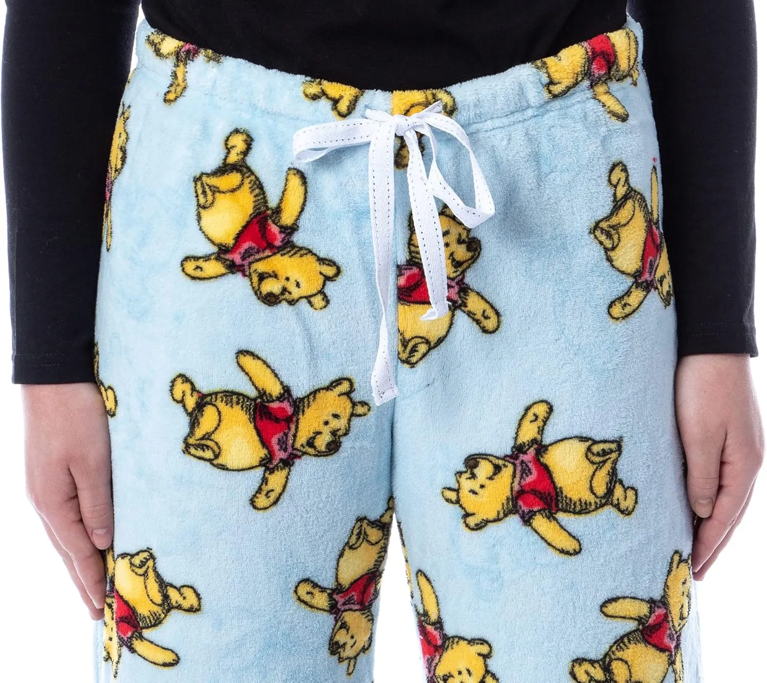 Disney Women's Winnie The Pooh Sketch Toss Print Loungewear Pajama Pants