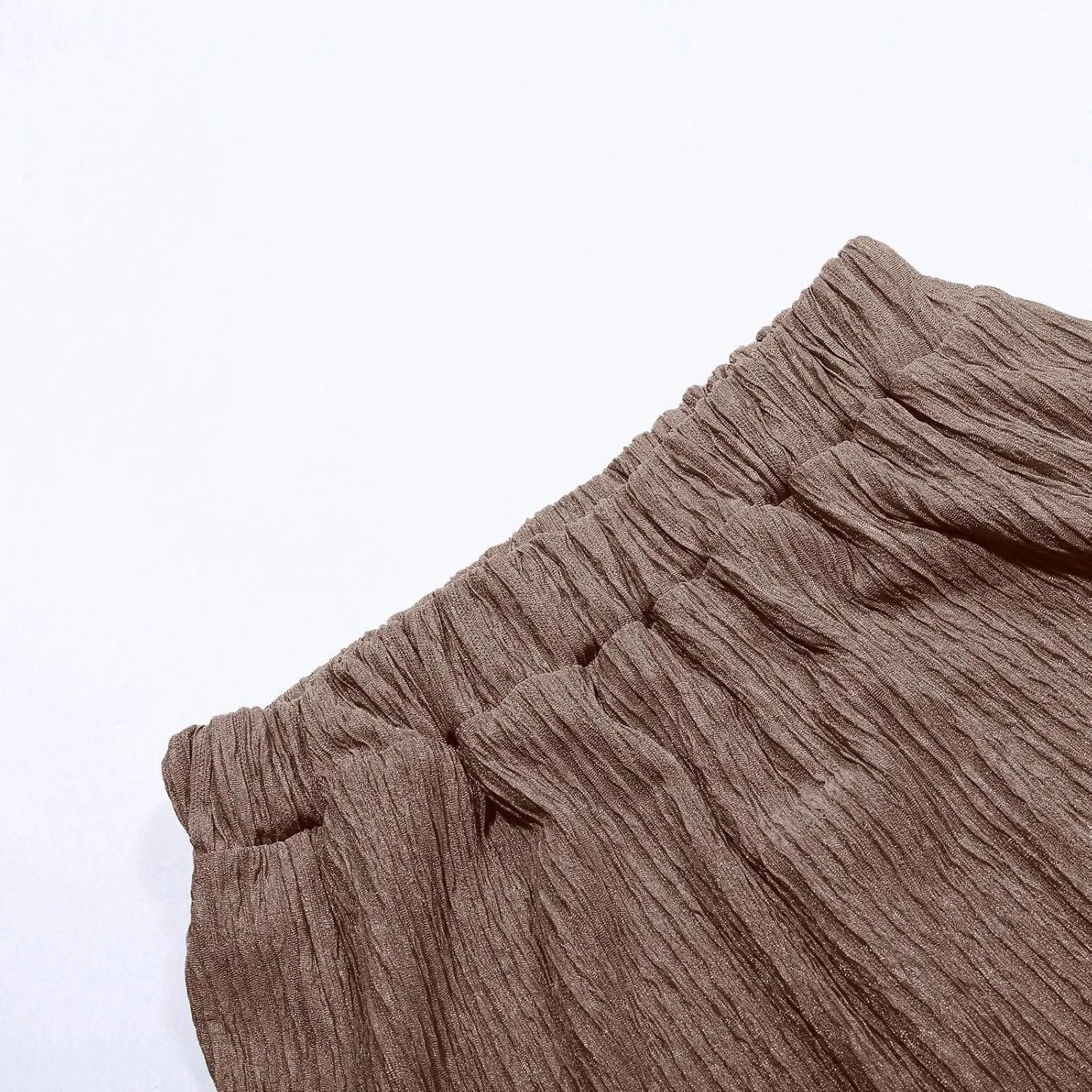 Elegant Women's High Waist Midi Skirt Vintage French Pleated A Line Flared Slimming Fashion Skirt Womens Weekend