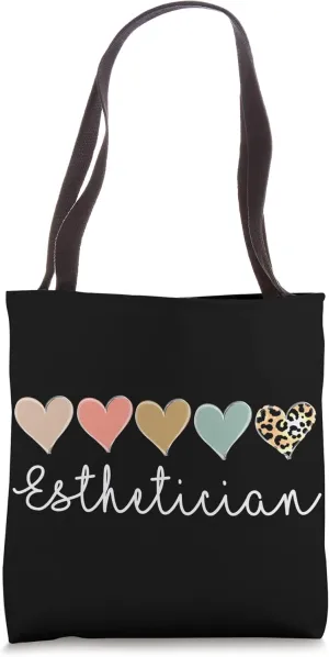 Esthetician, Leopard Esthetician Doctor and Nursing Tote Bag