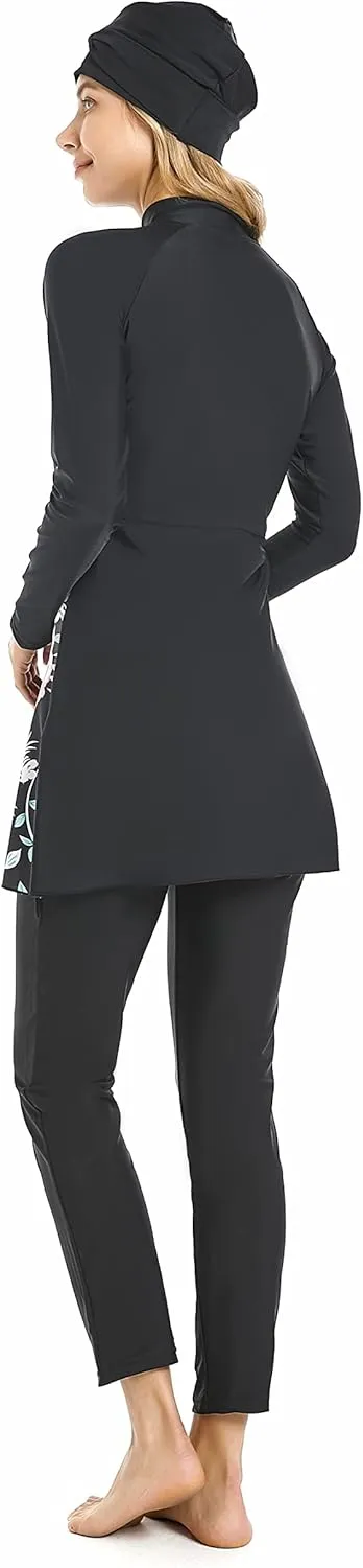 Full Swimming Costume Burkini for Women Modest Girls Swimsuit Islamic Swimwear Plus Size