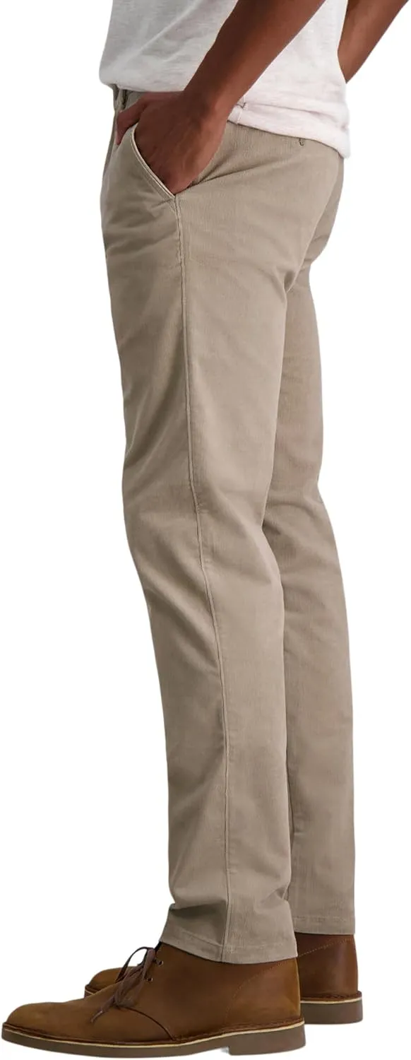 Haggar Mens Straight Fit Stretch Corduroy Pant