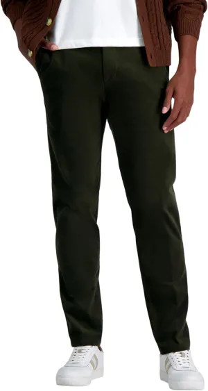 Haggar Mens Straight Fit Stretch Corduroy Pant