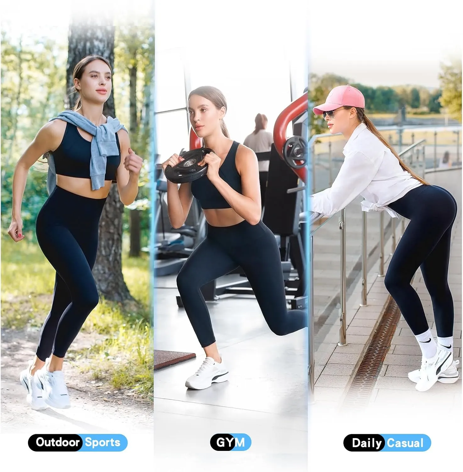 Hethrone Leggings for Women, Leggings High Waisted Soft Women's Leggings for Workout Yoga Gym