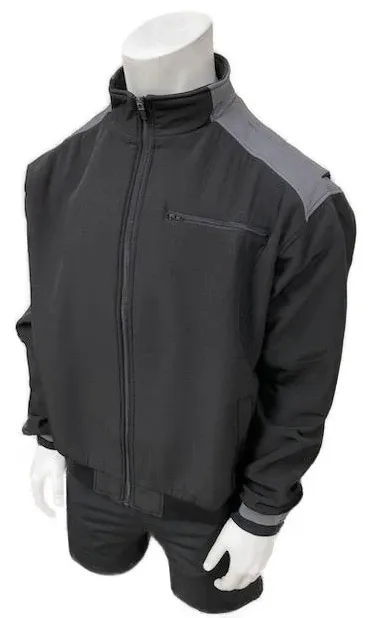 Honig's Full-Zip Thermal Jacket Black w/Grey Shoulder Bar