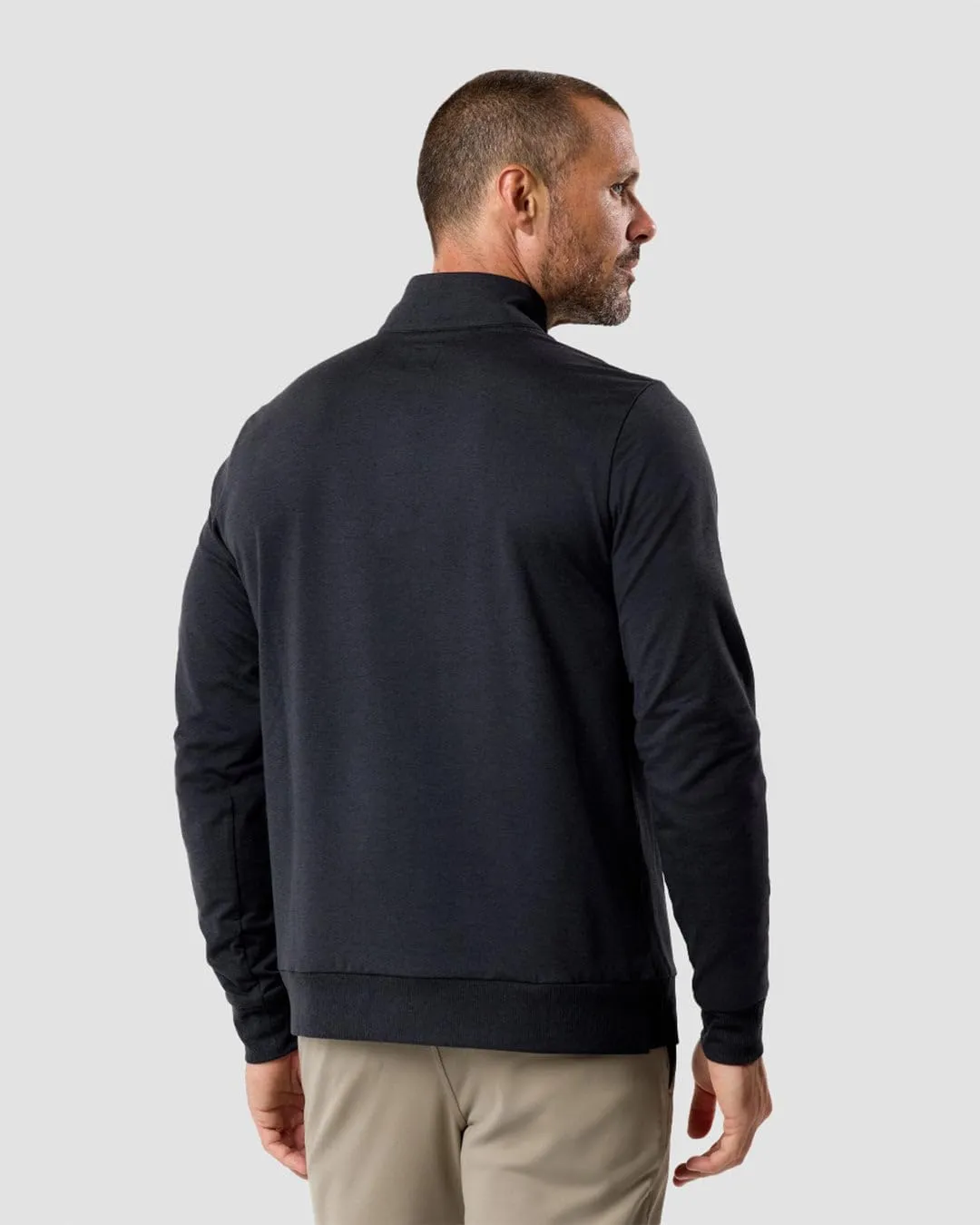 INTO THE AM Endeavor Quarter Zip Pullover Men S-4XL Mens 1/4 Zip Golf Sweater Jacket