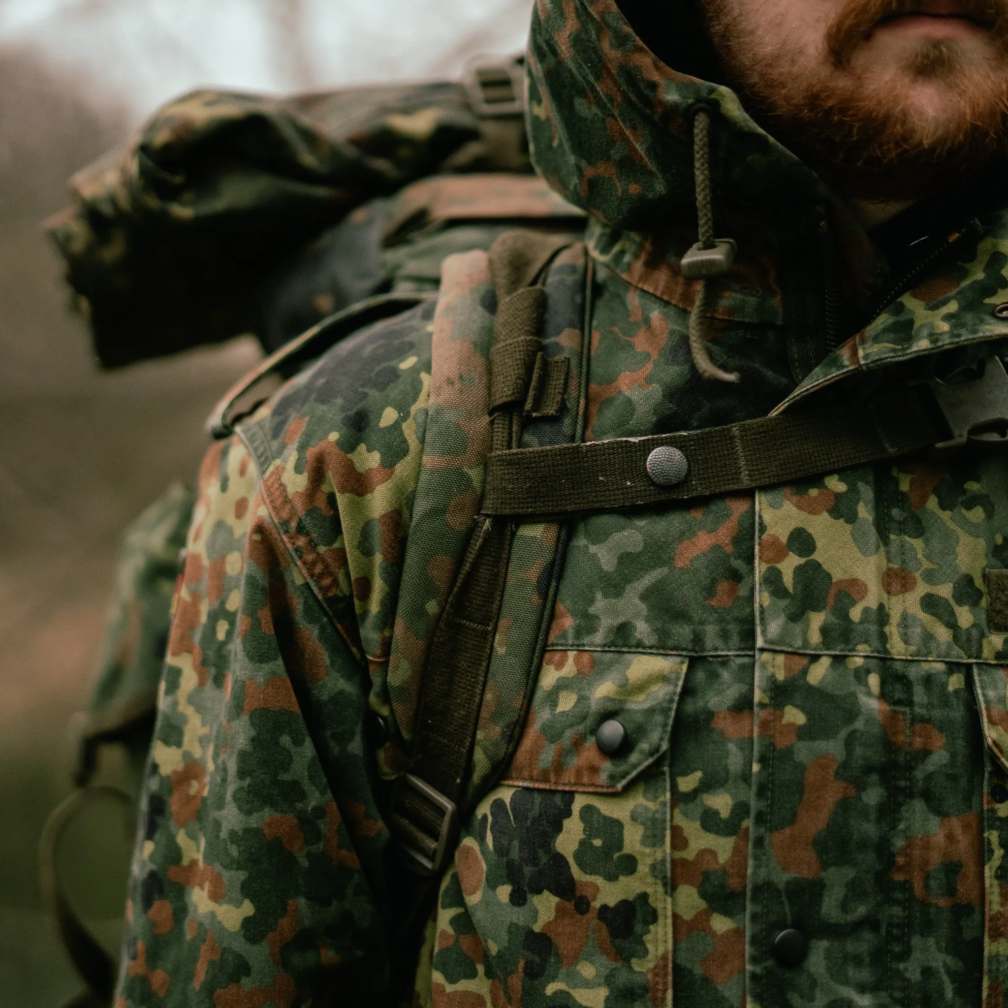Issued German Flecktarn Combat Rucksack