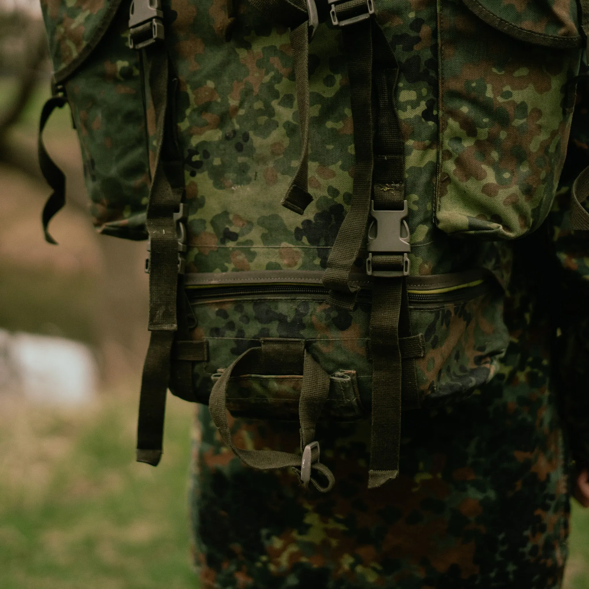 Issued German Flecktarn Combat Rucksack