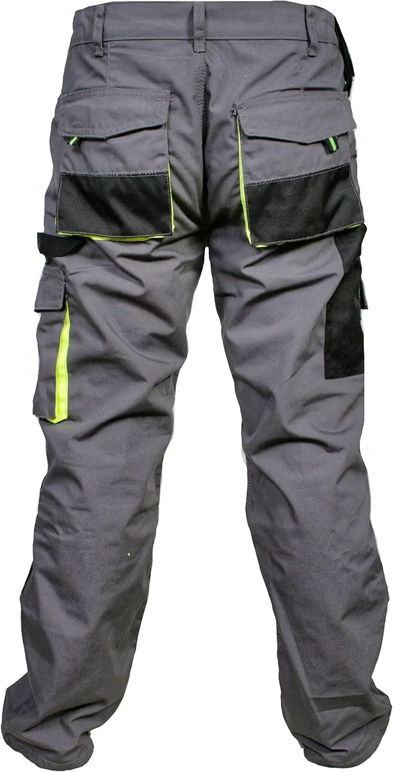 Juicy Trendz Work Trousers for Men - Men's Work Utility & Safety Pants for Construction and Outdoor Activities