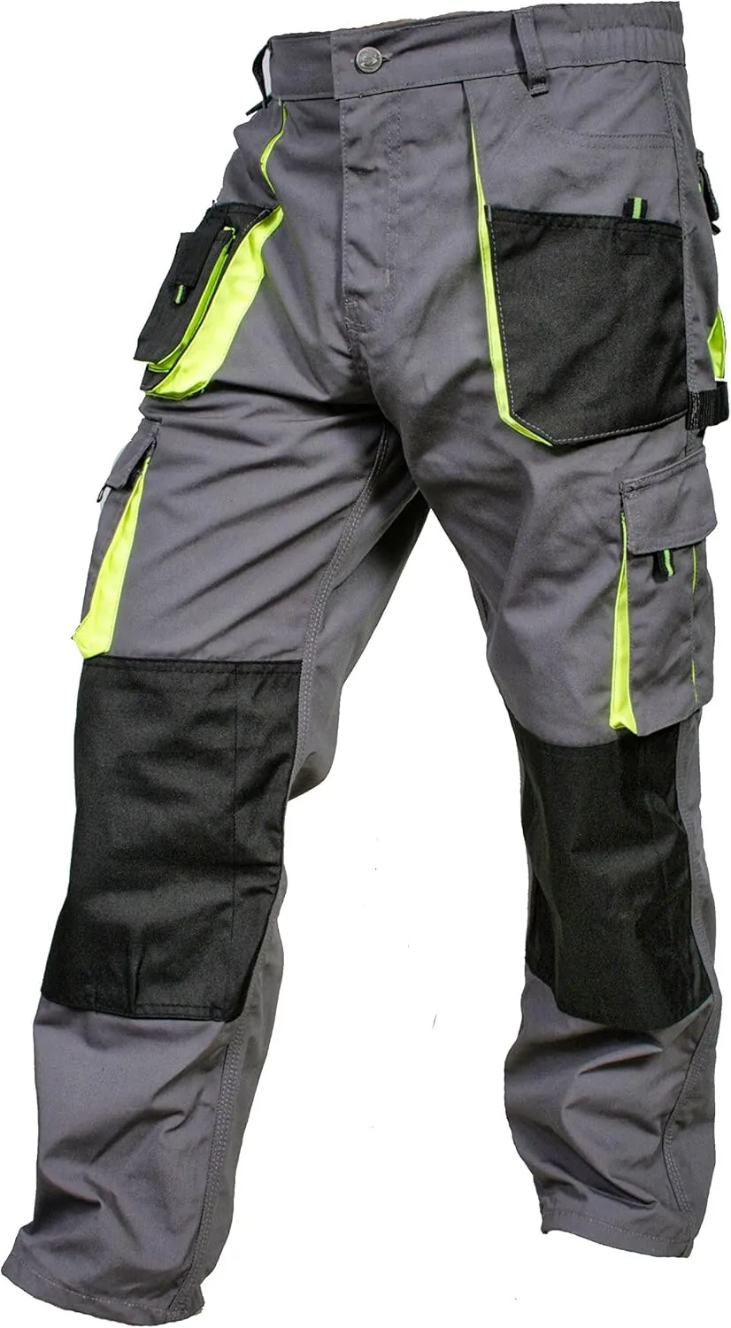 Juicy Trendz Work Trousers for Men - Men's Work Utility & Safety Pants for Construction and Outdoor Activities