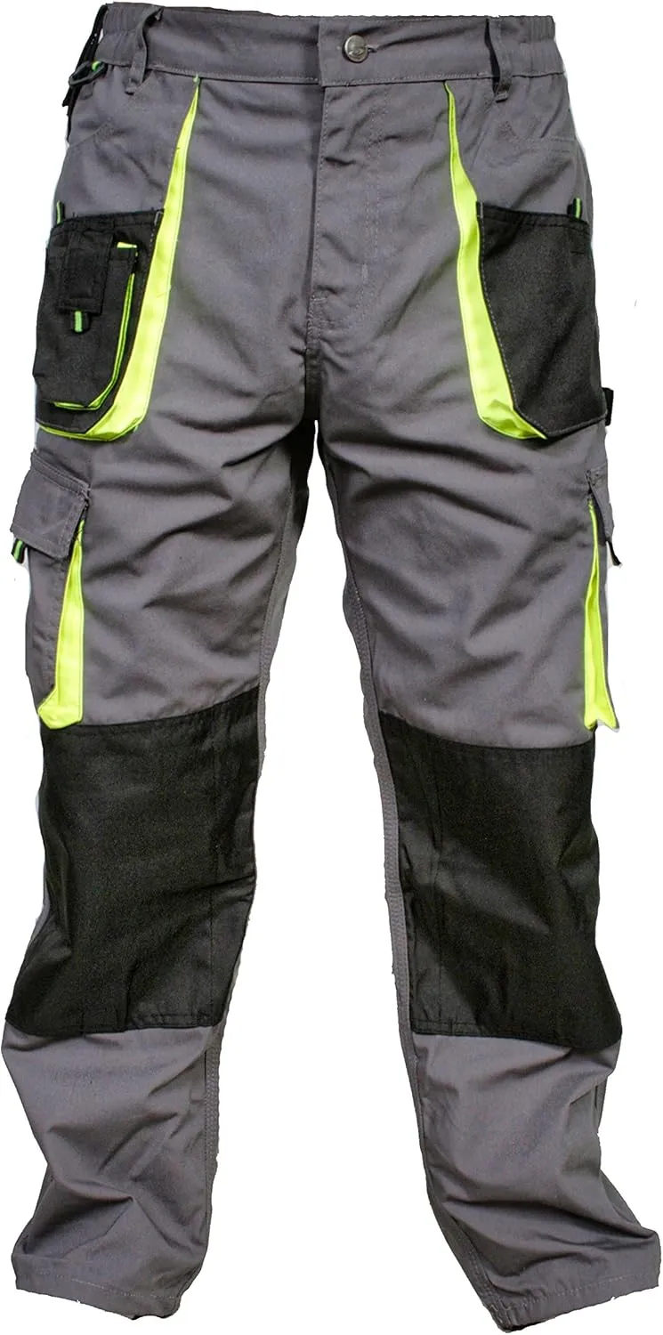 Juicy Trendz Work Trousers for Men - Men's Work Utility & Safety Pants for Construction and Outdoor Activities