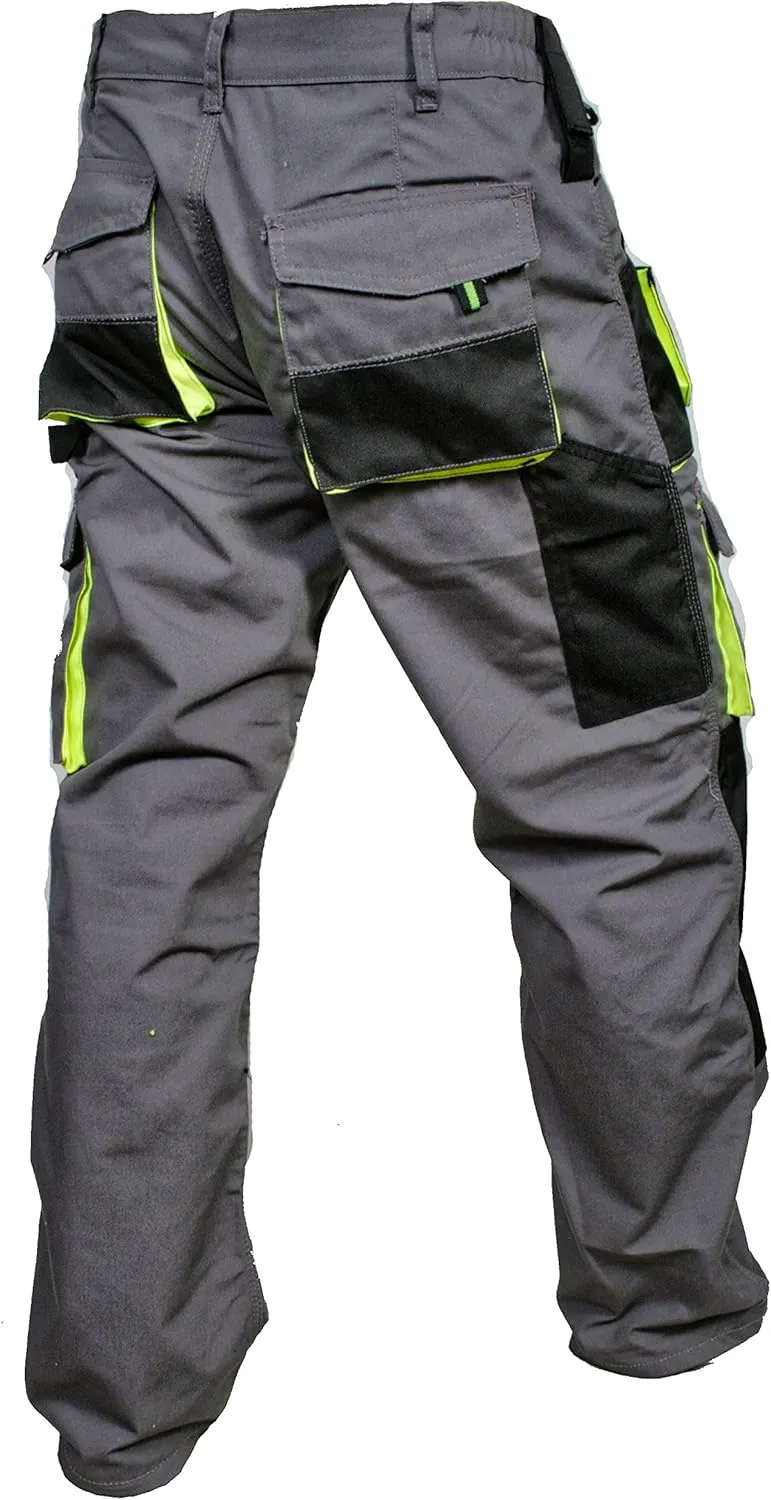 Juicy Trendz Work Trousers for Men - Men's Work Utility & Safety Pants for Construction and Outdoor Activities