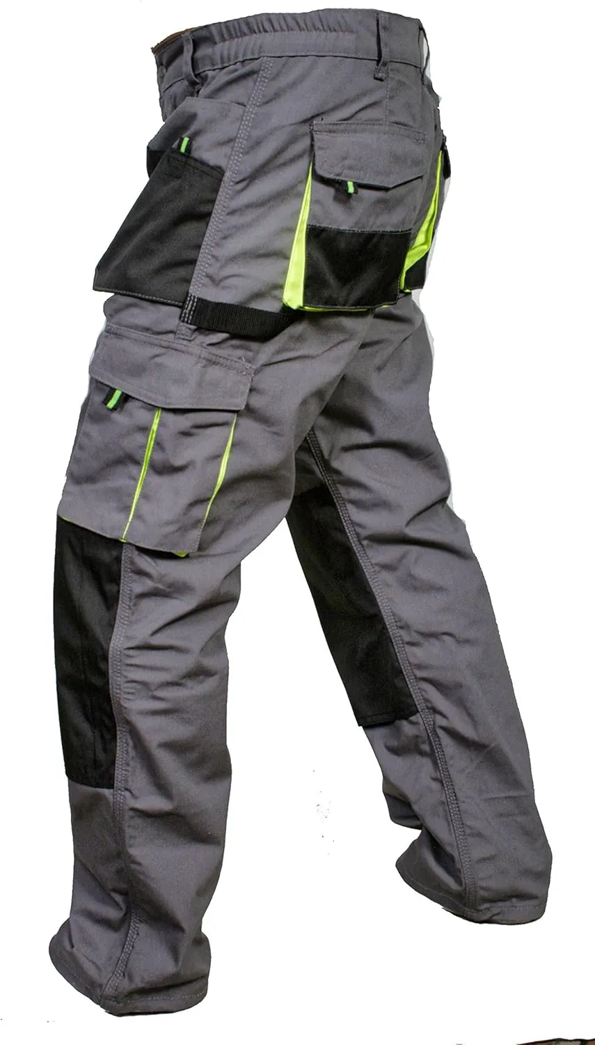 Juicy Trendz Work Trousers for Men - Men's Work Utility & Safety Pants for Construction and Outdoor Activities