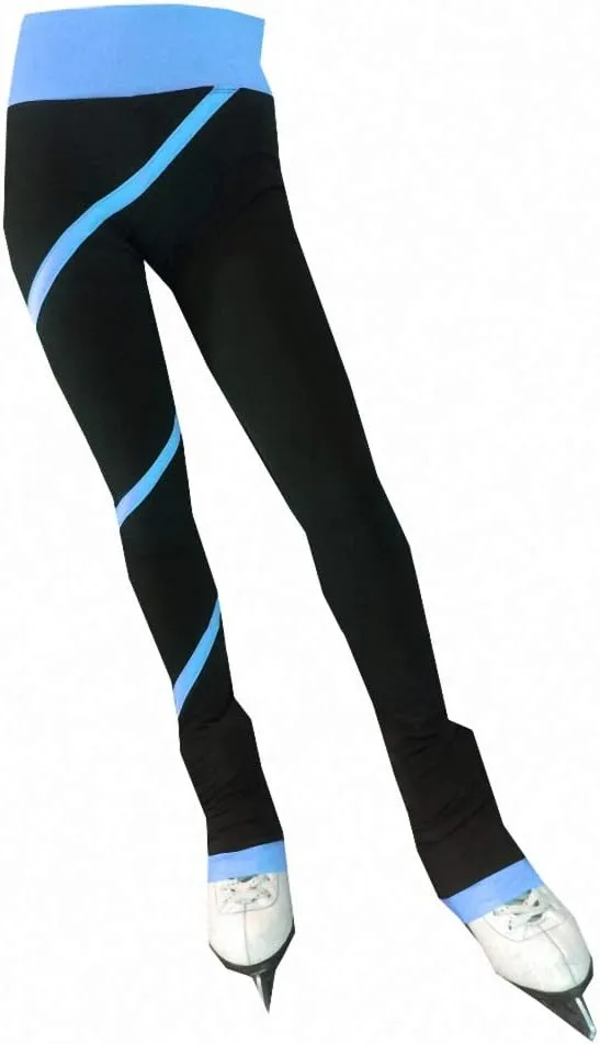 Ladies Figure Skating Training Suits Plus Velvet Pants