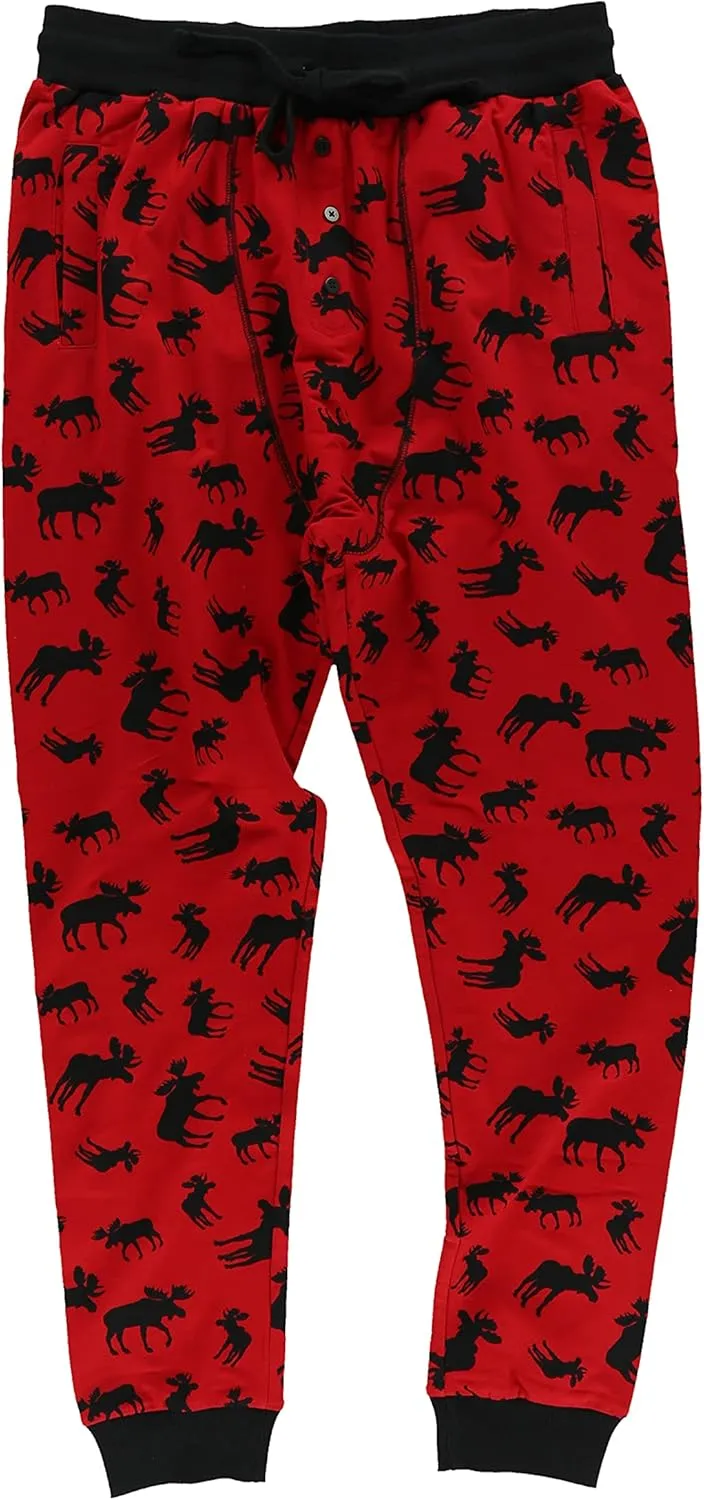 Lazy One Pajama Pants for Men, Cotton Long Johns for Men