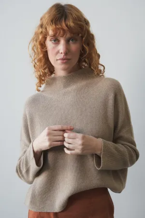 LUMI OATMEAL CASHMERE KNIT