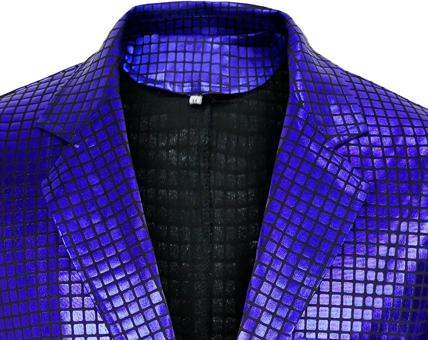 Mens 70s Disco Outfits Set Shiny Sequin Suit and Pants Halloween Costume