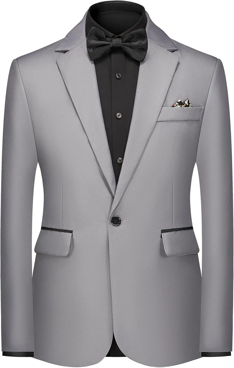 Mens Suits Slim Fit 2 Piece Dress Suits Tuxedo Jacket Blazer Pants Set for Wedding Business Prom