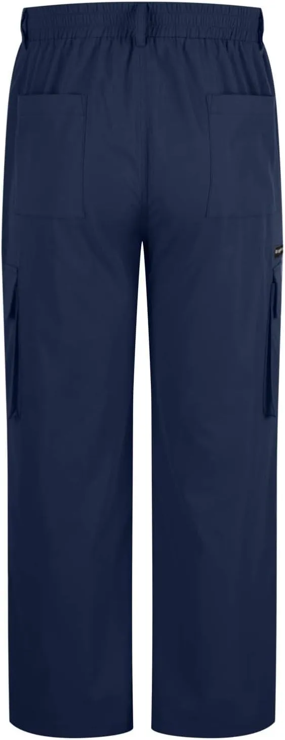 Mens Work Pants Casual Regular Fit Lightweight Stretch Chino Pant Straight Leg Golf Outdoor Cargo Pants Trousers