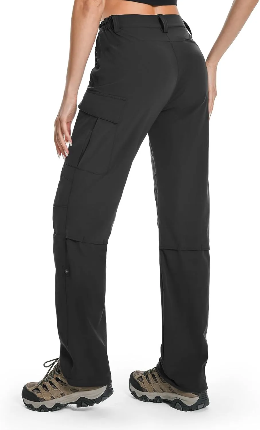Moosehill Women's Hiking Pants Lightweight Quick Dry Water Resistant Cargo Travel Work Summer Pants for All Seasons