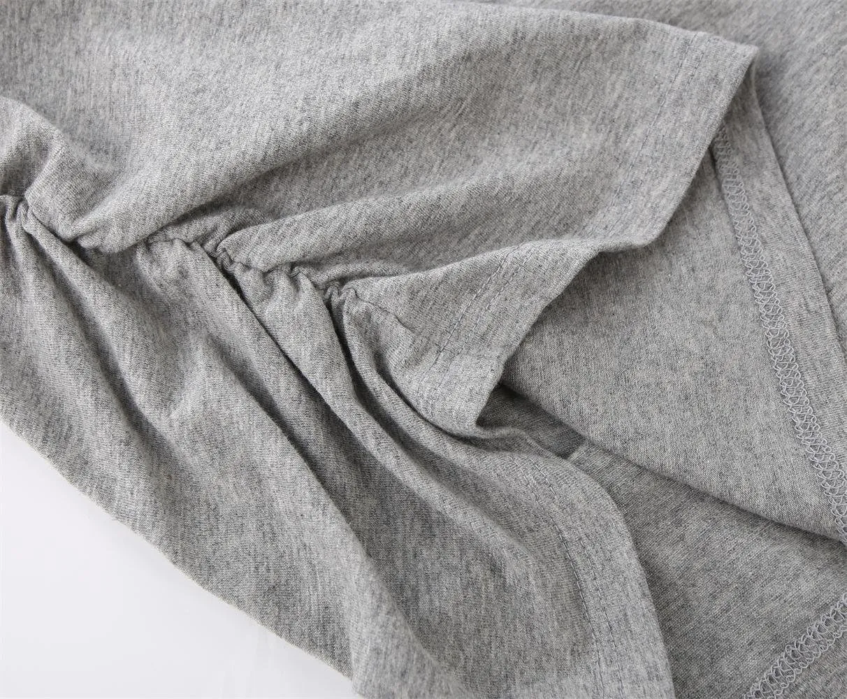 Nursing Maternity Top, Pregnant Breastfeeding Shirt, Women's Cotton V Neck Ruched Waist Double Layered Postpartum Tank
