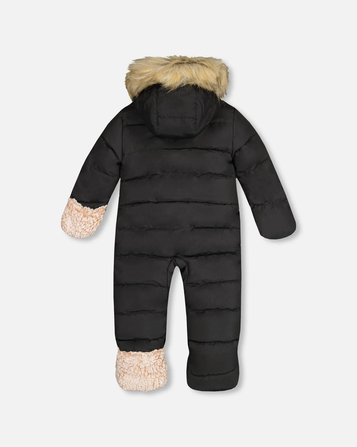 One Piece Baby Car Seat Snowsuit Midnight Black