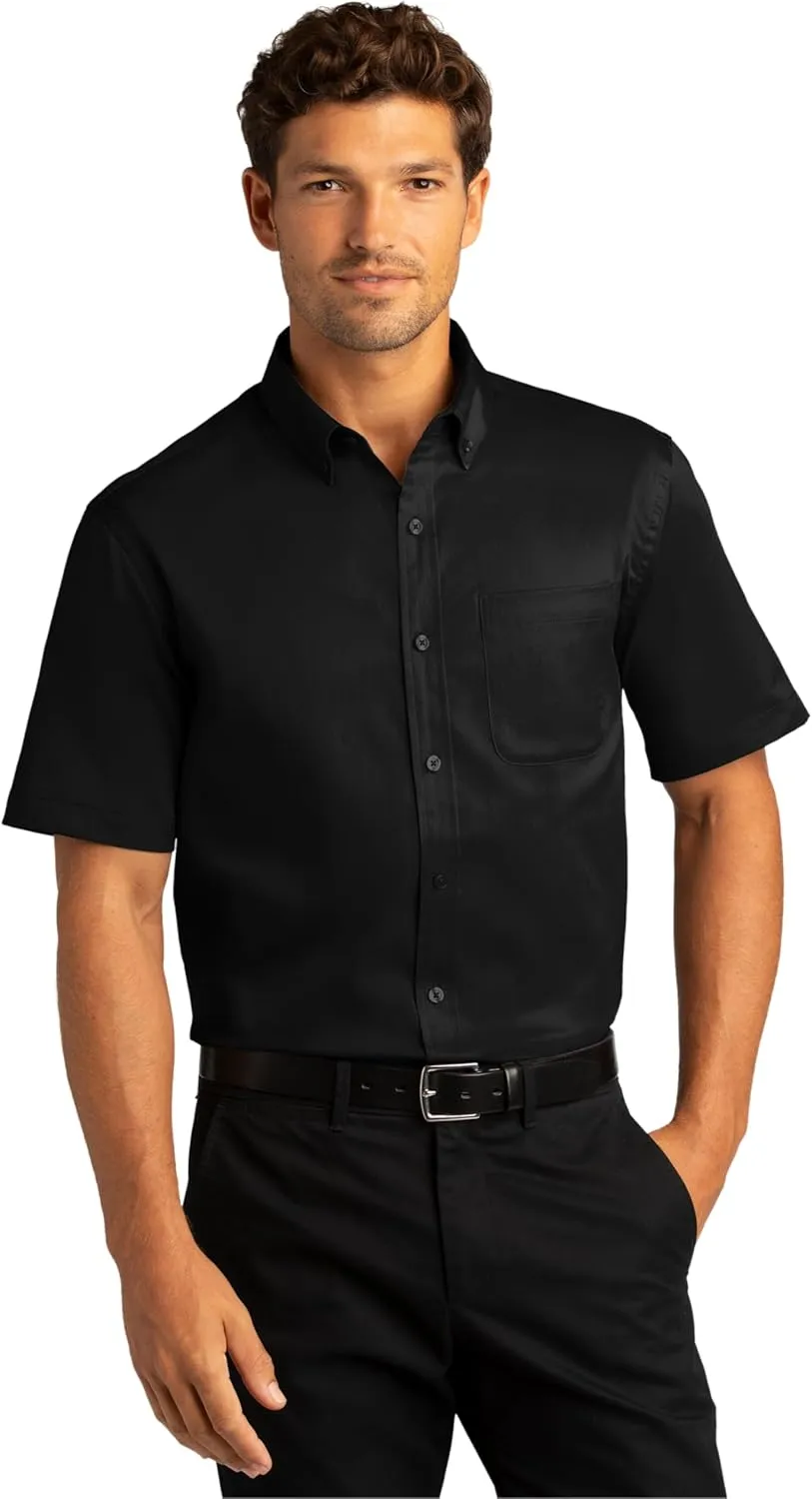Port Authority Men's Short Sleeve SuperPro React Twill Button-Down Shirt