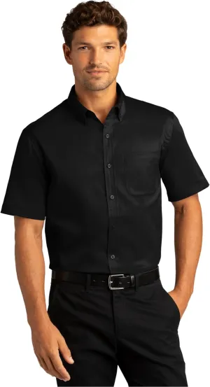 Port Authority Men's Short Sleeve SuperPro React Twill Button-Down Shirt