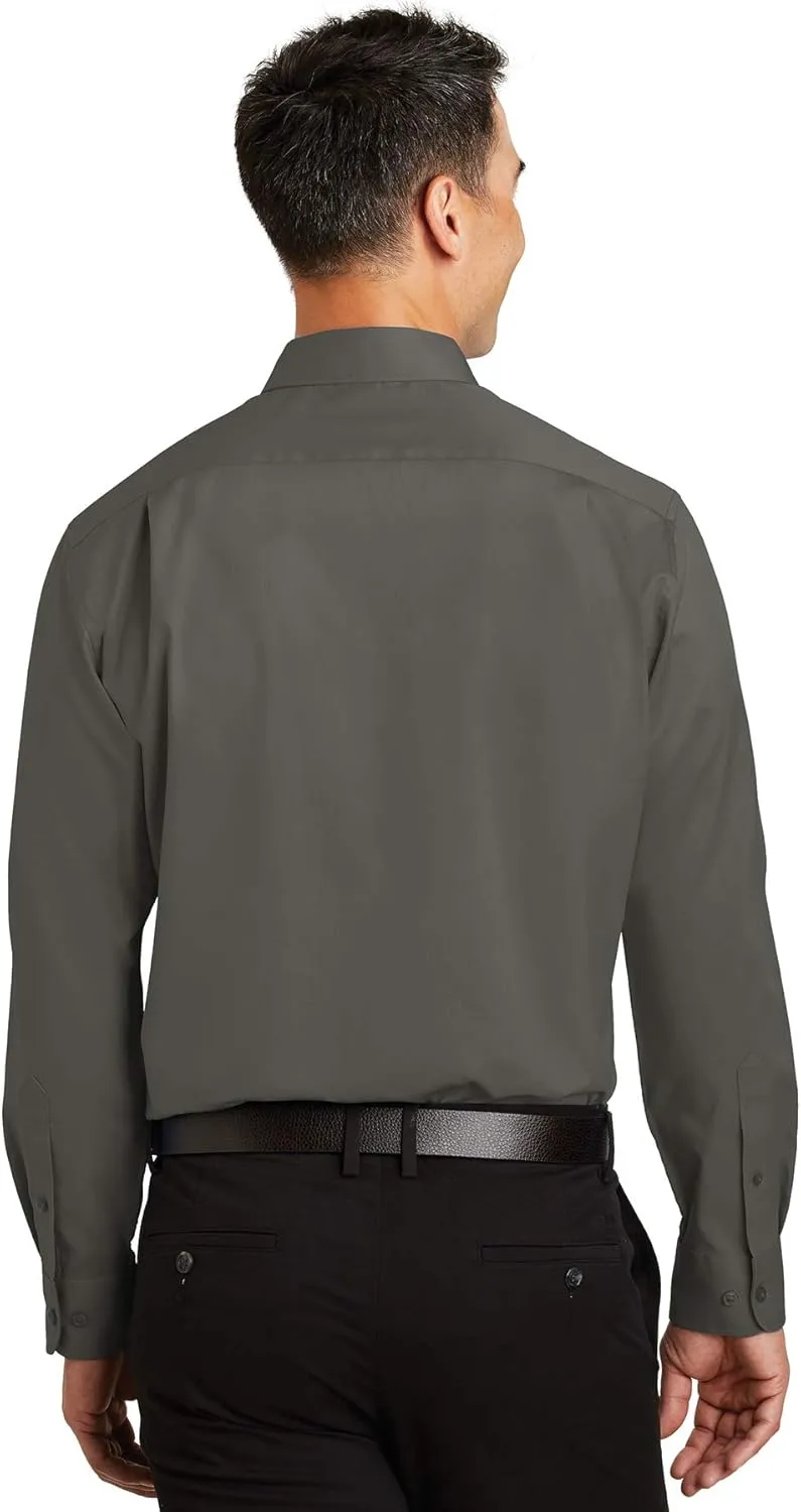 Port Authority Men's Tall Long Sleeve SuperPro Twill Button-Down Shirt