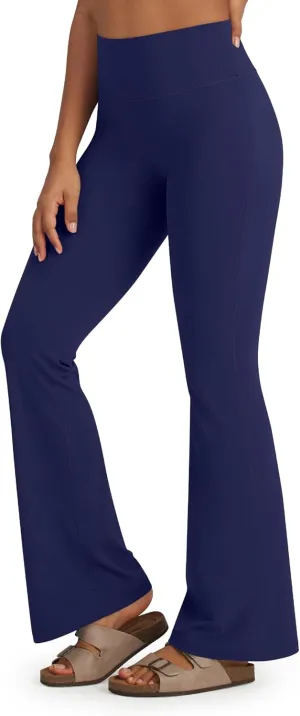Promover Bootcut Yoga Pants for Women High Waist Dress Pants Flare Leggings 29" 31" 33" Workout Pant for Casual Work
