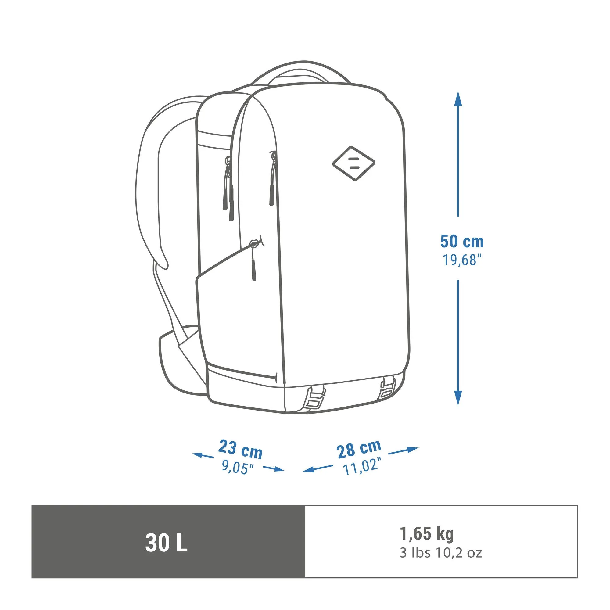 Quechua NH Explorer 900 Focus Camera Backpack