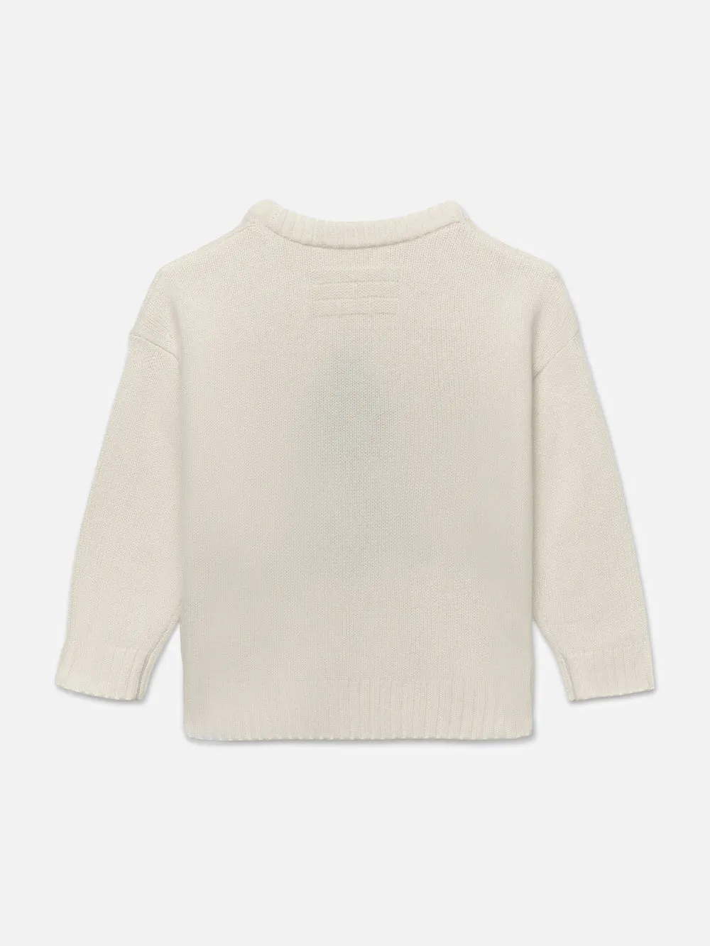 Ritz Kids' Cashmere Sweater -- Off White