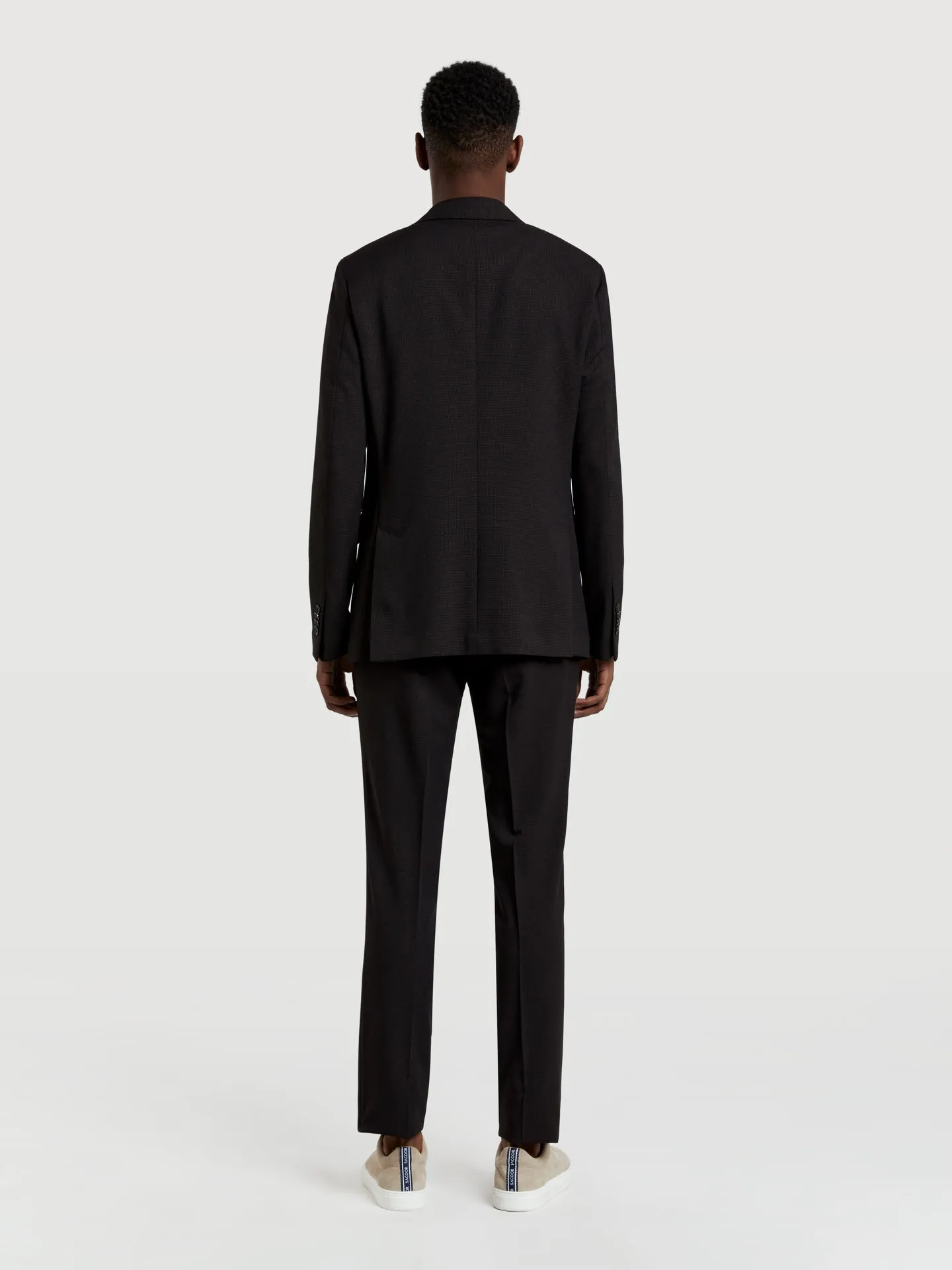 Slim fit k-motion pied-poule suit