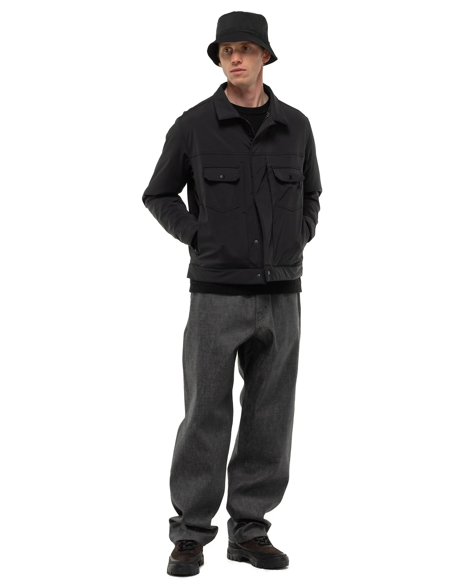 Station Insulated Jacket - GORE-TEX Windstopper 3L Nylon Ripstop / Primaloft Black