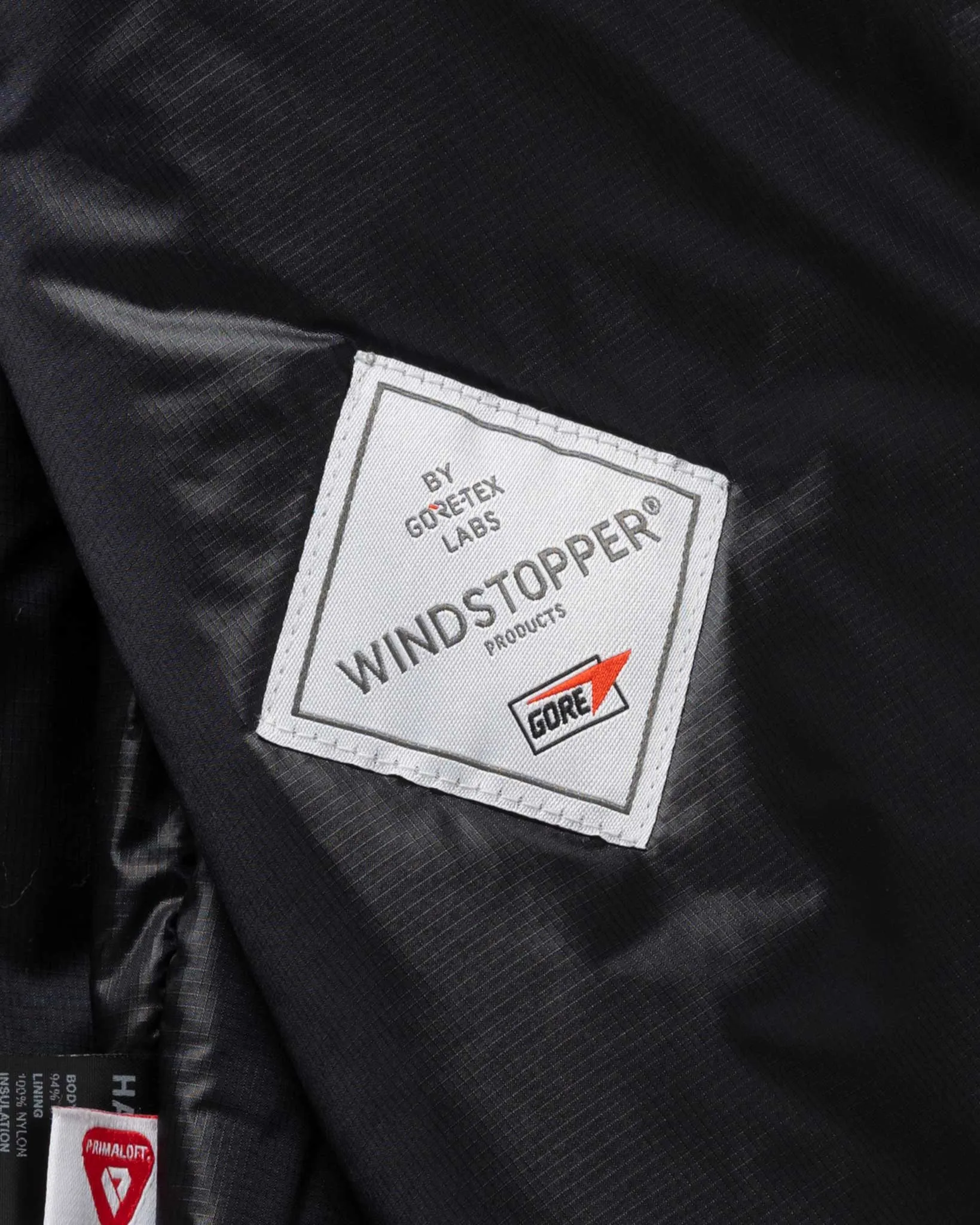 Station Insulated Jacket - GORE-TEX Windstopper 3L Nylon Ripstop / Primaloft Black