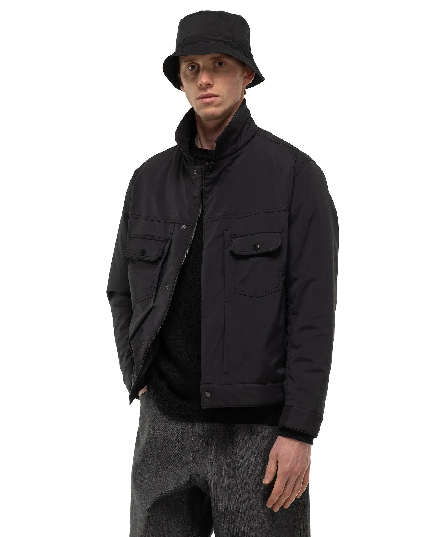 Station Insulated Jacket - GORE-TEX Windstopper 3L Nylon Ripstop / Primaloft Black