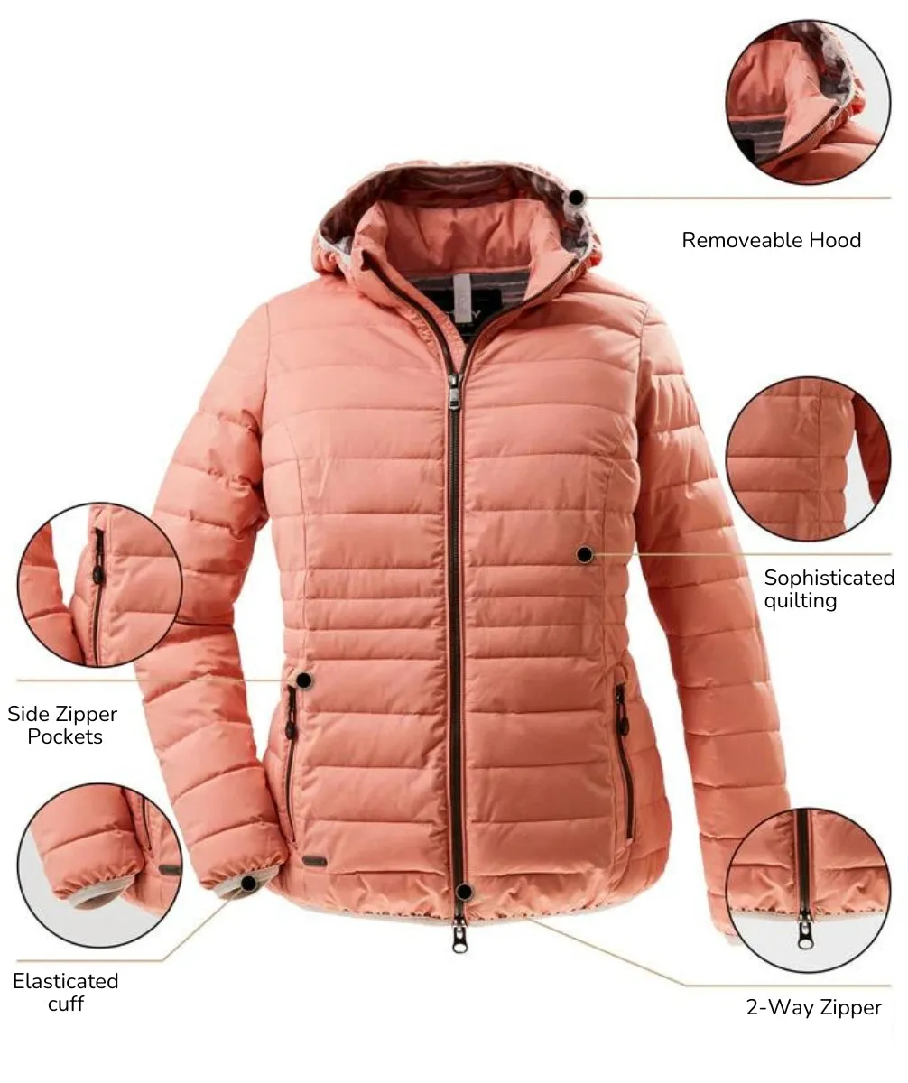 STOY Minna Women’s Plus Size Puffer Jacket Navy sizes 20-26