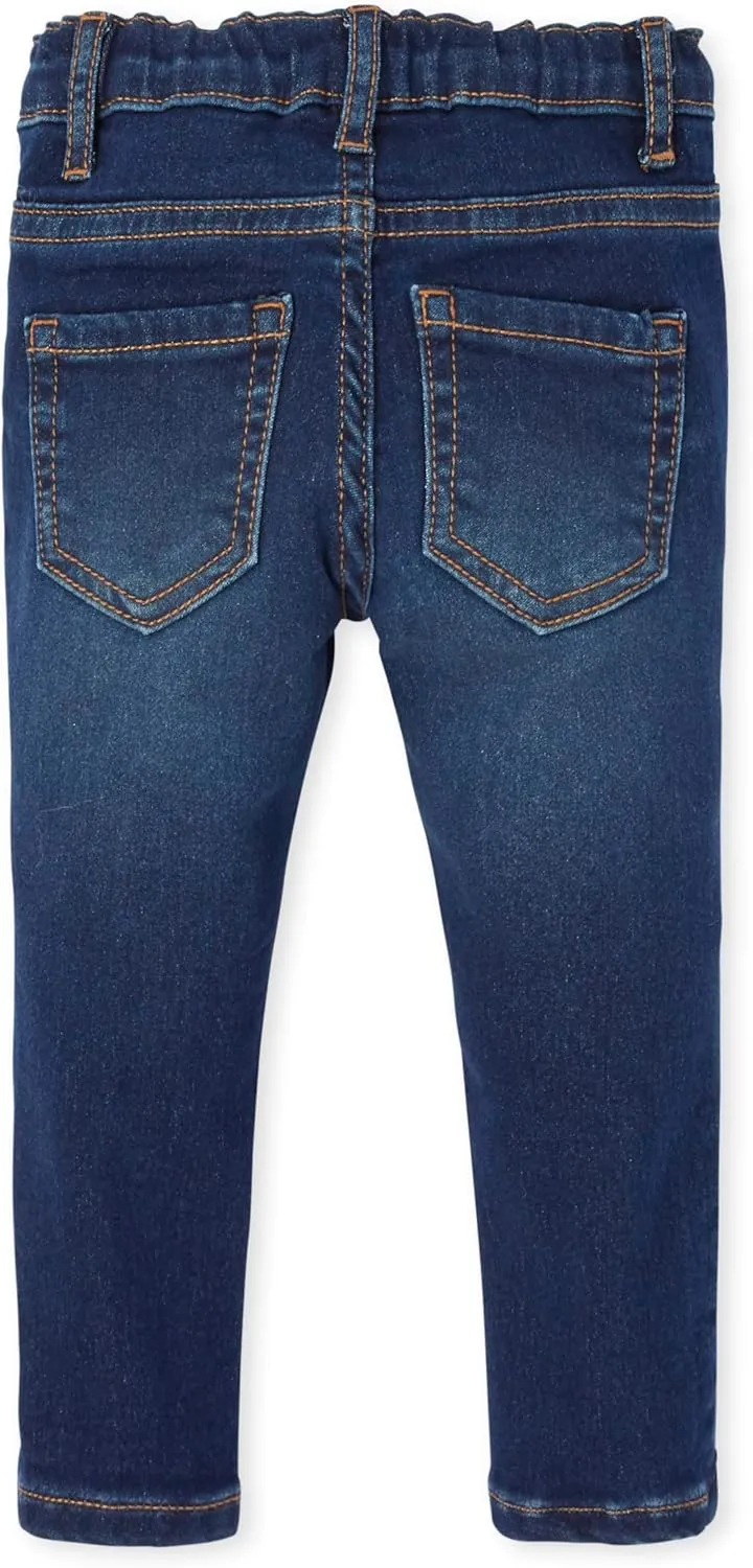 The Children's Place Baby Girls' and Toddler Super-Soft Stretch Denim Jeggings, 3 Pack